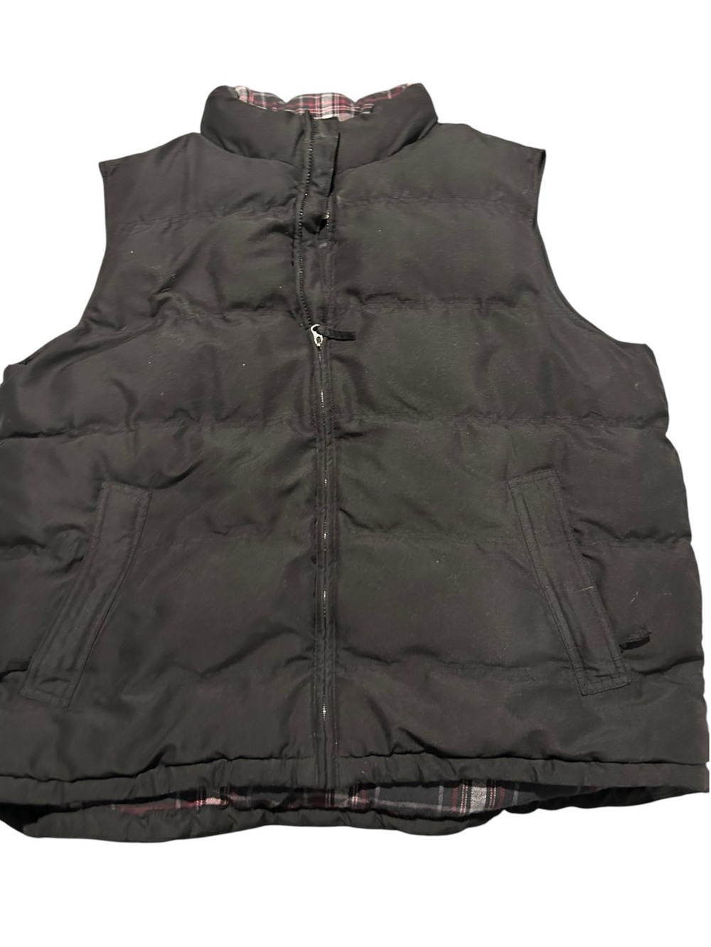 Source Unknown Black Quilted Puffer Vest
